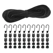 Elastic Bungee Cord,1/8" x 164Ft Marine Grade Bungee Cord Latex Elastic Stret...