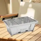 Barbecue Grill Portable Fire Pit with Carry Bag Adjustable Firepower Foldable