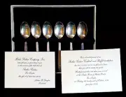 Vin 1952 Hotel Statler Los Angeles Opening Demi Spoon Set International Silver