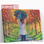 Paint By Numbers Kit Woman Trees Nature Abstract Canvas Adult Decor DIY Home Art