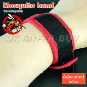 Red Advanced - bug stop mosquito repellent bracelets wrist band insects fly