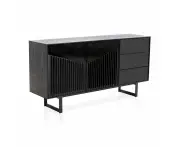 MONTANA Sideboard Buffet 160cm - Black Ash