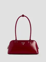 GUESS Women's Red Arnela Shoulder Satchel Bag