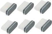 6pcs Dust Plug Data Blocker for Duster Protector Protective Dust Plug Plugs for Phone Plug for Phone Type-c Cover Phone Cover Phone Accessories Aluminum Alloy