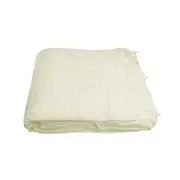 Wave Cream Acrylic Textured Throw Rug 127 x 152cm