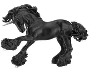 Breyer Horses Obsidian Black Unicorn Stallion Traditional 1:9 Scale