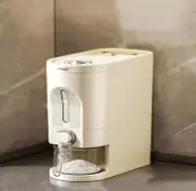 Rice Dispenser and Grain Container Storage with Lid,Rice Container with Measu...