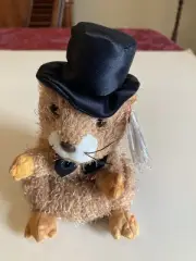 Ty Beanie Baby - PUNXSUTAWNEY PHIL 2004 Groundhog 6.5" - 2003