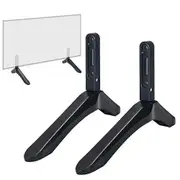 Unbrand Universal Table Top Tv Pedestal Stand Mount Tv Feet Base For 32"-65" 45kg Tv