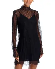 Frame Lace Shift Dress