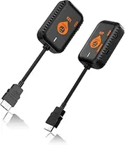 Wireless HDMI Transmitter and Receiver, Plug & Play Portable 2.4G/5G Wireless HDMI Extender Kit for Streaming Video and Audio to Monitor from Laptop/PC/TV Box/Projector - 98FT/30M