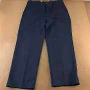 Red Kap Men's Size 44 X 32 Navy Straight Leg Industrial Uniform Pants PT20 New
