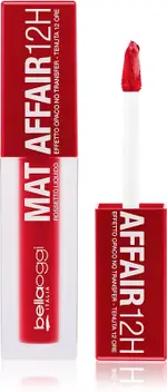 [Bella Oggi] Bellaoggi Mat Affair Liquid Matte Liquid Lipstick Color Red Affair 4.4 Ml