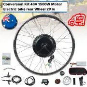 New ebike Conversion Kit 48V 1500W Motor Electric bike rear Wheel 27.5 29in AU