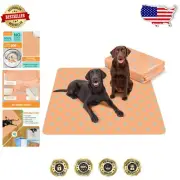 71''x71'' Machine Washable Puppy Pads with Non-Slip Bottom for Floor Protection