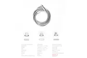 Anchor Cable - World's Strongest Stainless steel magnetic charging cable with USB plus Mobi M8