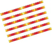 SUPVOX 12pcs Magnetic Bulletin Board Border Trim Removable Decorative Borders for Blackboard Whiteboard Craft Projects Festival DIY Friendly