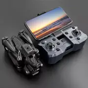 Mini Drone 4K HD Dual Camera Foldable RC Quadcopter Selfie Aircraft 2 Battery