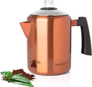 Stainless Steel Stovetop Coffee Percolator, Percolator Coffee Pot, Excellent for