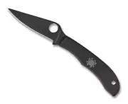 Spyderco Honeybee Slipjoint Folding Knife C137BKP Black Plain Edge Blade