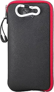 OneJoy Phone Sleeve Lightweight Cell Phone Pouch for Mobile Protection, Slim Fit and Durable, with Clip-on for Easy Carrying, Enough for 6.1" to 6.9" Phone [ Black ]
