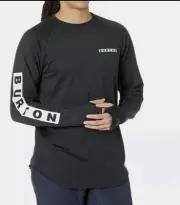Men’s Burton Roadie Tech Tee True Black Sz M