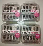 4 Fing'rs Prints Runway Ready Press on Nails 31052 Style Icon