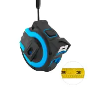 1/8" Fraction Markings Full Imperial Scale Retractable Self Locking Tape Measure