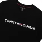 TOMMY HILFIGER 男短袖標誌上衣 黑