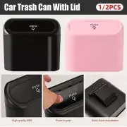 2pcs Universal Car Trash Bin Can Auto Waste Garbage Dust Dustbin Box Case Holder