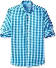 [Robert Graham] Mens MS171126TF Freddie Button-Down Shirt - Blue