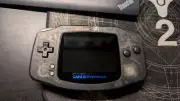 GBA IPS V2 Backlit Backlight Clear Grey