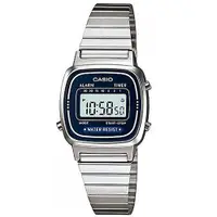 在飛比找蝦皮商城優惠-【CASIO】時尚質感優雅不鏽鋼電子腕錶-藍面(LA-670