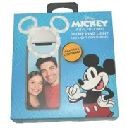 Mickey Mouse And Friends Selfie Ring Light Phone LED Disney Cell Adjustable
