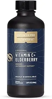Liposomal Vitamin C + Elderberry - Liposomal Vitamin C 1000mg with Superior Absorption Technology & Tocotrienols - Antioxidant & Immune Support Tonic (100ml)
