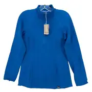 NWT PATAGONIA Capilene Thermal Weight Zip-Neck Base Layer Alpine Blue SMALL