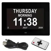 Digital LED Calendar Clock with Multi-Languages Todisplay.Medicine Time Reminder