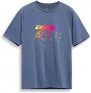 Alpinestars Overlay CSF, t-shirt , color: Blue/Grey , size: XL