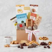Thoughts & Prayers: Sweet & Savory Sympathy Gift Basket from Great Arrivals