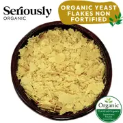 ORGANIC NUTRITIONAL YEAST FLAKES-NON FORTIFIED : SAVOURY YEAST: 1kg