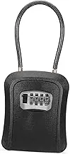 TOGEVAL Lock Box for Keys with Code Wall Mounted Key Holder Box for Home Ample Storage Capacity Easy to Use Combination Lock Sleek Design for Indoor Outdoor Use