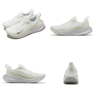 【NIKE 耐吉】慢跑鞋 Wmns Reactx Infinity Run 4 白 銀 女鞋 運動鞋 緩震 環保材質(DR2670-102)