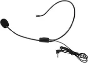 Kisangel Microphone Props Costume Fake Headset Headset Prop Costume Microphone Stage Mics for Plays Plastic Black