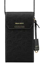 MAISON de SABRÉ Leather Phone Pouch in Hello Kitty at Nordstrom One Size