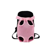 Dog Carrier Pink Legs Out Front Pet Carrier Backpack Comfortable Puppy Bag wi...