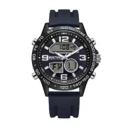 Kenneth Cole Reaction Mens Analog Digital Watch With Silicone Strap KRWGP2184202