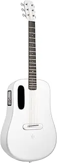 LAVA ME 4 CARBON FIBER ACOUSTIC ELECTRIC SMART GUITAR 36' AIRFLOW BAG WHITE