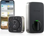 [ULTRALOQ] Bolt Fingerprint Smart Lock with Apple Home, Keyless Entry Door Lock with Built-in WiFi, Voice Control with Siri, Alexa, Fingerprint Smart Door Lock, Smart WiFi Deadbolt