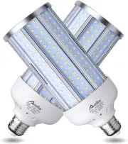 2-Pack（500W Equivalent） LED Corn Light Bulb 60W 6000 Lumen 6500K Large Area Cool