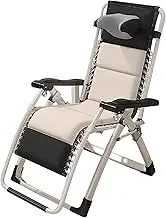 Zero Gravity Lounge Chair, Zero Gravity Chair Lounge Chair Garden Lounger Folding Chair Garden Chairs Zero Gravity Recliner Reclining gor Outdoor Office Lounge Chair (Color : C)